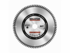 Pilový kotouč Kreator KRT020426 na dřevo 250mm, 80T