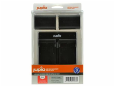 Set Jupio 2x LP-E6 1700mAh + USB Duální nabíječka