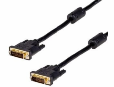 Akyga AK-AV-02 DVI cable 1.8 m DVI-I Black