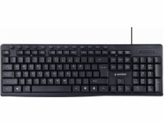 Gembird KB-UM-107 Multimedia keyboard black US-layout