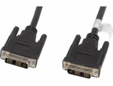 Lanberg CA-DVIS-10CC-0030-BK DVI cable 3 m DVI-D Black