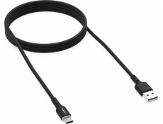 KRUX Cable USB typ-A / USB typ-C LED QC 3.0 cable 1.2 m