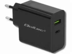 QOLTEC 51717 Charger 45W 5-20V 2.25-3A USB typ C PD USB Black