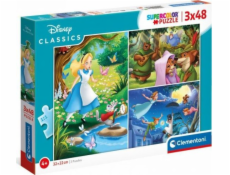 CLEMENTONI Disney klasika 3x48 dielov