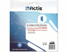 Actis KC-551Bk ink for Canon printer; Canon CLI-551Bk replacement; Standard; 12 ml; black (with chip)