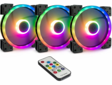 Argus RGB-Fan Set RS-14 140x140x25, Gehäuselüfter