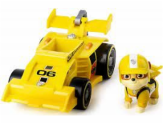 Paw Patrol - Ready, Race, Rescue, Rubbles Race & Go Deluxe Basis Fahrzeug, Spielfahrzeug