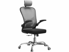 Topeshop FOTEL DORY SZARY office/computer chair Padded seat Mesh backrest