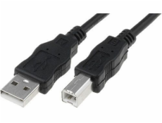 Digitus Připojovací kabel USB 2.0, typ A - B M / M, 3,0 m, černý