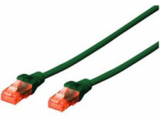 Digitus Ecoline Patch Cable, UTP, CAT 6e, AWG 26/7, zelený 5m, 1ks