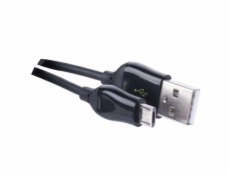 Kabel USB2.0 A konektor - micro B konektor (vidlice - vidlice), 1m SM7004B