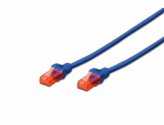 Digitus CAT 6 U-UTP patch cable, Cu, LSZH AWG 26/7, length 2 m, color blue