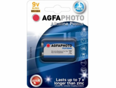 AgfaPhoto Power alkalická baterie 9V, blistr 1ks