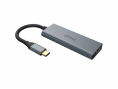 AKASA adaptér 4-In-1 USB Type-C na HDMI 4K@30Hz, USB Type-C a USB-A