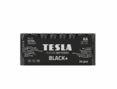 Tesla AA BLACK+ alkalická, 24 ks fólie