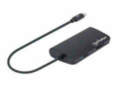 MANHATTAN Adapter SuperSpeed USB-C Male na HDMI Female, černá