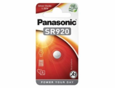 PANASONIC Stříbrooxidové - hodinkové baterie SR-920EL/1B 1,55V (Blistr 1ks)