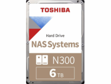 TOSHIBA HDD N300 NAS 6TB, SATA III, 7200 rpm, 256MB cache, 3,5 , RETAIL