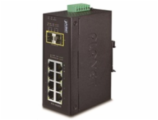 Planet IGS-1020TF, Switch, průmyslový, 8x 10/100/1000T, 2x 100/1000X SFP, -40~+75°C