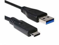 Kabel C-TECH USB 3.0 AM na Type-C kabel (AM/CM), 2m, černý