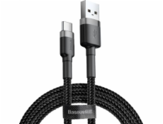 Baseus USB-A - USB-C USB kábel 2 m Čiernošedý (CATKLF-CG1)