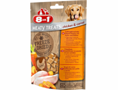 8in1 Dog Freeze Dried Freeze - dried dog treat - kuracie mäso a carrot - 50 g