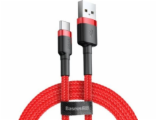 Kábel USB-C Baseus Cafule 2A 2m (červený)