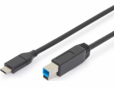 DIGITUS USB Type-C Kabel Gen2 Type-C to B      AK-300149-010-S