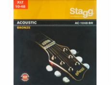 Stagg AC-1048-BR, sada strun pro akustickou kytaru, extra light