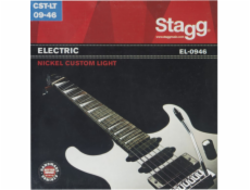 Stagg EL-0946, sada strun pro elektrickou kytaru, Custom light