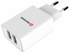 Swissten Adaptér Smart Ic 2Xusb 2,1A W