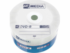 1x50 MyMedia DVD-R 4,7GB 16x Speed matt silver Wrap