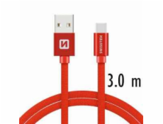 Swissten Kabel Textile Usb/Usb-C 3,0 M R