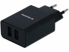 Swissten SMART IC 2x USB 2,1A POWER BK