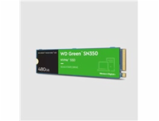 WD GREEN SSD NVMe 480GB PCIe SN350, Geb3 8GB/s, (R:2400/W:1650 MB/s)