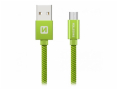 Swissten Kabel Textile Micro Usb 1,2M Gn