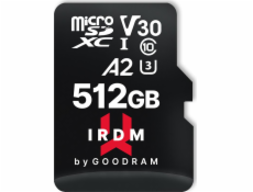 GOODRAM IRDM microSDXC 512GB V30 UHS-I U3 + adaptér