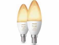 Philips Hue LED Lampe E14 2er Set 5,2 W 320lm White Ambiance