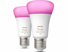 Philips Philips Hue E27 dvojité balenie 2x570lm 60W - White &amp; Col. Amb.