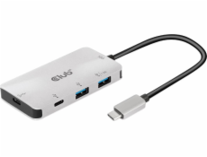 CLUB3D USB Gen2 Type-C PD Charging Hub to 2x Type-C 10G ports and 2x USB Type-A 10G ports