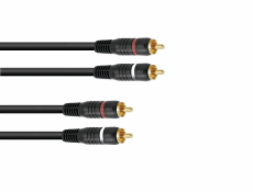 Kabel CC-50, propojovací kabel 2x 2 RCA zástrčka HighEnd, 5m