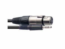 Stagg SAC3MPSXF, kabel XLR/mini JACK, 3m