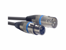 Stagg SMC3 BL, kabel mikrofonní XLR/XLR, 3m