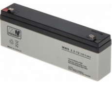 MPL MW POWER MWS 2.3-12 UPS batérie Lead-acid accumulator AGM Maintenance-free 12 V 2 3 Ah Black Grey