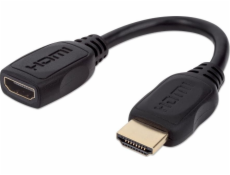 Kábel Manhattan HDMI - HDMI 0.2m czarny (354523)