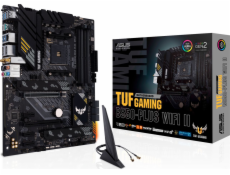 ASUS MB Sc AM4 TUF GAMING B550-PLUS (WI-FI) II, AMD B550, 4xDDR4, 1xDP, 1xHDMI, WI-FI