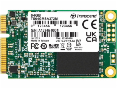 Transcend SSD MSA372M MLC   64GB mSATA SATA III