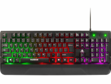 Kruger & Matz gaming keyboard Warrior GK-80 rainbow black