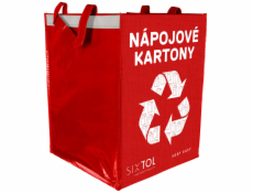 Taška na tříděný odpad SORT EASY CARTON, 30x30x40cm, 36l SIXTOL