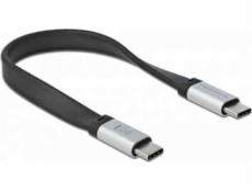 Delock USB 3.2 Gen 2, FPC plochý stuhový kábel, USB Type-C na USB Type-C, 22 cm, PD 3 A E-Marker